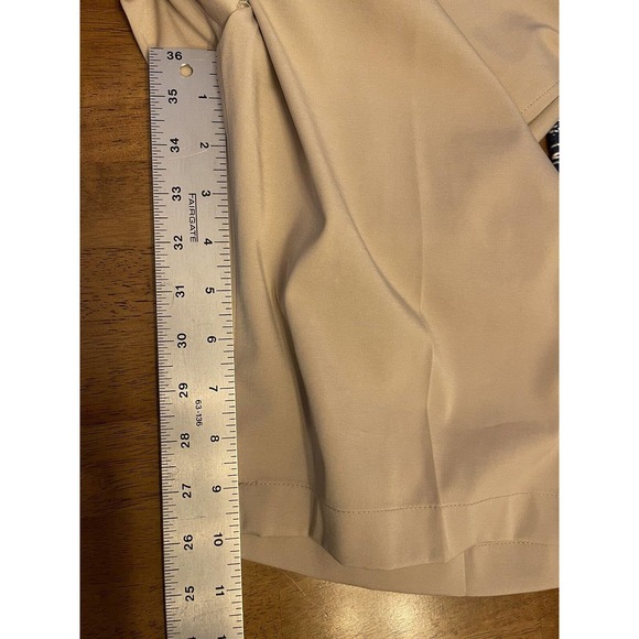 Slazenger Mens Tan Golf Casual Flat Front Shorts Size 36 Polyester Spandex - Picture 6 of 7